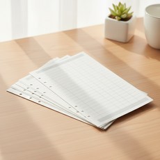 제인리빙 가계부 속지 135매 6공속지
