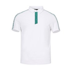 남성 로고 TAPE 포인트 반팔 티셔츠_L222TS126P