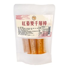 鹿飽 千層棒系列 (亞麻籽口味) 酥脆千層 獨立包裝, 1個, 紅藜麥千層棒