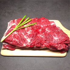 산초원흑염소 국내산 뼈없는 흑염소고기 염소고기 부위별(갈비/목살/앞다리살/뒷다리살/등심/배받이살), 500g, 1개, 목살+사골육수2팩+전골양념장