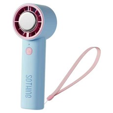 소싱 아이스 09 쿨링 휴대용 손선풍기 3000mAh, 스카이 블루, DSHJ-S-2509A