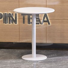 철제테이블 매장 철재 침대 원형 티테이블 카페 미니테이블 사이드, A.