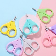 幼齒小舖 寶寶專用指甲剪刀組, 1個, G區_轉轉熊 指甲剪刀,粉色