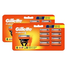 Gillette 吉列 Fusion 5刀片刮鬍刀, 2個, 8件