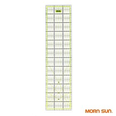 MORN SUN 15x60cm 拼布製圖尺，專利深淺雙色印刷設計，精準裁縫測量工具, 詳見包裝, 詳見包裝