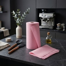 분홍나무 두껍고 큰 핏물제거에 탁월한 미트페이퍼 핑크 롤 생선고기겸용 해동지 숙성지 365mm x 400mm, 2개, 200매