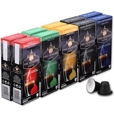 TRE VENEZIE Nespresso咖啡機適用綜合膠囊咖啡 5款, 5.5g, 100顆, 1組