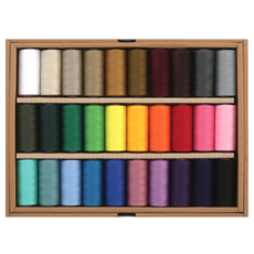 고강력 코아사 45수2합 30색 실세트 700m 재봉실, 1개, 1번 - 기본 세트