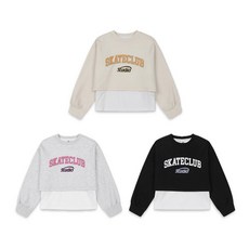 탑텐 TOPTEN 여아) 테마 Y2K 쿨테리 레이어드 스웨트셔츠 MKE1TR2202 554018