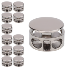 지노 끈조리개 코드락, 12개, 실버