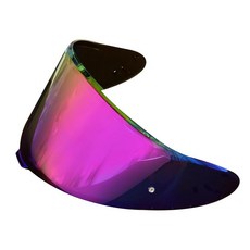 Shoei RF1400 X15 헬멧 바이저 교체 쉴드 김 서림 방지 선 쉴드 액세서리 RF-1400 X15 CWR-2 Z8 X-SPR PRO와 호환 (사파이어 블루), Rainbow