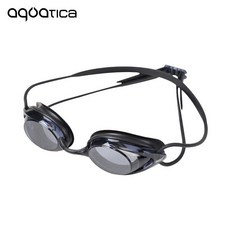 아쿠아티카 수경 김서림방지 선수용수경 AQA-1000, 검정, FREE, 1개