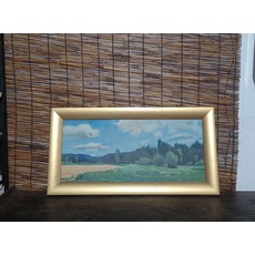 原創 手繪 風景 油畫 畫心, 如圖所示, 1個