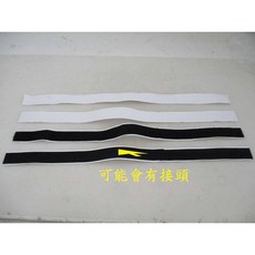 阿寄帽舖 魔鬼氈 粘扣帶 子母帶 公母扣 2.5x49公分 背膠, 1個, 5片黑勾