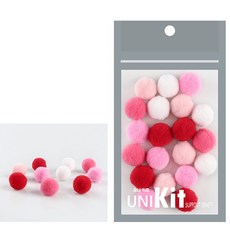 루마 솜사탕퐁퐁이 20mm 체리 방울솜, 1개