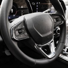 그라피카 트랙스 크로스오버 호환 핸들 리모컨 커버 카본 크롬 버튼 몰딩, [유광 카본] - 핸들리모컨 몰딩