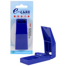 E-CARE 醫康切藥器 藍色, 1個