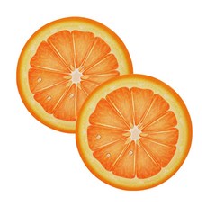 비앤씨 플라잉 후르츠 물에뜨는 원반 2p, ALL COLORsoft orange(오렌지), 1세트