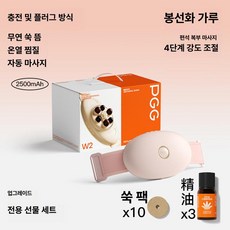픽노바 장운동마사지기 뱃살 온열마사지기 찜질, 페어리핑크, 기본 모델명/품번