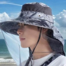 방충 양봉모자 낚시 벌초 햇빛차단 해충방지 벌망모자, 상세페이지 참조
