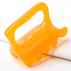 괄사 마사지기 밀랍수지 재질 셀링온 얼굴 바디 지압 마사지도구, 상세페이지 참조, 1개