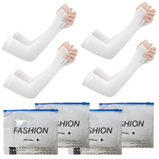 Happy Shopping Cool Tosh 男款女款臂套夏季臂套高爾夫登山自行車, 4 白色