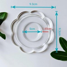 托盤 透明水晶 透明水晶托盤串珠盤手鍊散珠水晶展示盤手串配件收納擺件拍照珠盤 第2代