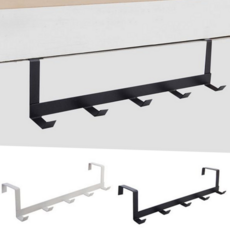 바래스 5구 도어행거 모자걸이, 2-도어걸이-흰색, 2-도어걸이-흰색