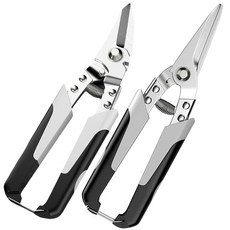 민크 2가지 스타일 고강도 만능 함석 항공 철판가위, 1세트, MK-01