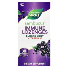 네이쳐스웨이 삼부커스 비타민C 함유 엘더베리 오리지널 사탕 정제 30정, 1개