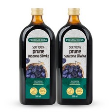 프리미엄로사 푸룬 원액 즙 유리병 농축액 식이섬유 임산부 어린이 푸른 주스 500ml 2병