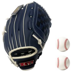 제트 올라운드 합피 글러브 우투용 투센 안전 야구공 2p, 1개, 블랙