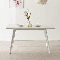 파로마 홈즈 보크 4인 세라믹 식탁 테이블 HSD152-1, 화이트마블, 2인용