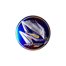 RTS/KRV油箱蓋飾片 正鈦/鈦合金飾片 油箱蓋座飾片 RTS135 RTS165 KRV 機車改裝配件, 【鈦片】R3-RTS135側面車圖, 1個