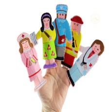 BGS 손가락 인형 직업 8종 구연동화인형