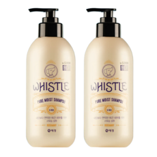 다이소 휘슬 퓨어모이스트 애견샴푸 로즈마리 고보습 + 코즈멧 압축 마스크팩 세트, 2개, 500ml