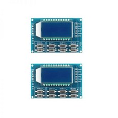 2개 세트 3채널 PWM 펄스 신호 발생기 주파수 조절 가능 사각파 직사각파 1Hz150kHz 독립 듀티 사이클 LCD 디스플레이