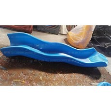 플라스틱 미끄럼틀 야외 놀이터 시설 물놀이 키즈카페, Y. 2.7x60x120-130cm웨이브싱글, 1개