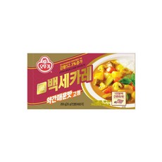 오뚜기 백세카레 고형 약간매운맛, 200g, 1개