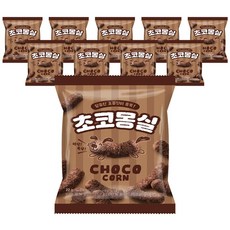 로적 초코몽실 봉지과자, 10개, 22g