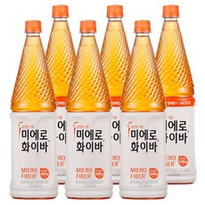 미에로화이바 1.2Lx3병+증정3병, 1.2L, 6개