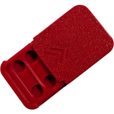 3BP 사이즈 312 보청기 배터리 케이스 새로운 슬림 디자인 포켓 수납 용기 BLUE LARGE 8, RED SMALL (4)