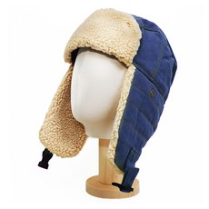 ChrisJ 軍裝睡帽情侶帽耳環耳罩帽子防寒帽冬帽羊毛帽GU05