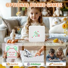 지능형 초등학교 체스 판 게임 퍼즐 사고 훈련 가족 모임 전자, 1개, 기본