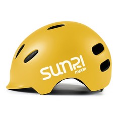 SUNRIMOON 森瑞夢 兒童安全帽 復古自行車帽, 檸檬黃,無, 1個