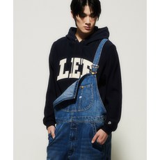 리 Lee 데님 아플리케 로고 후드 네이비 LE2601HD03NA 145902