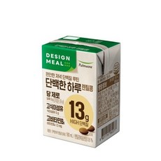 풀무원 디자인밀 단백한하루 렌틸콩 당제로, 4세트, 180ml