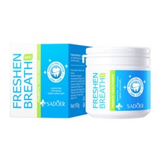 Gurene 데일리 구강케어 유산균 치아가루 치아클렌징 잇몸진정 미백 상쾌함 유지, 2개, 50g