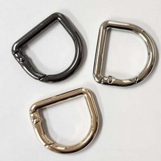 소지품관리 가방연결 클립연결 원터치 D링 28mm, 1개, 기본