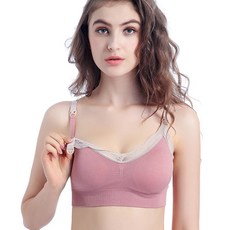 마마조이 심리스 레이스 수유브라